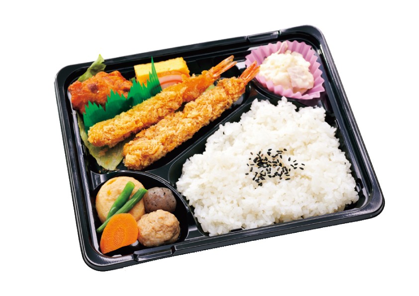 茶楽　エビフライ弁当